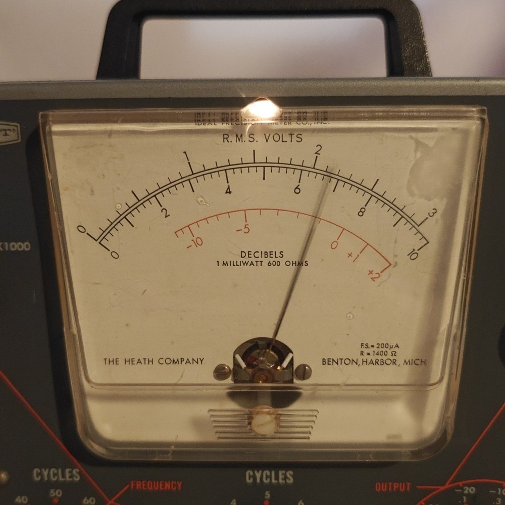 Heathkit IG-72 Audio Signal Generator Model IG-72 Working See Description