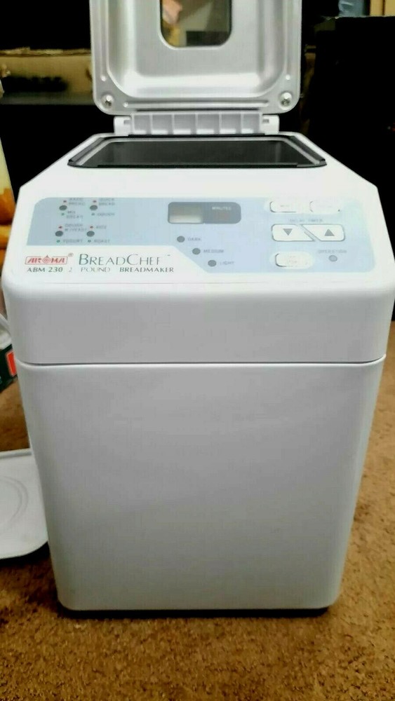 Aroma BreadChef 2 Pound Bread Maker Bread Machine ABM-230