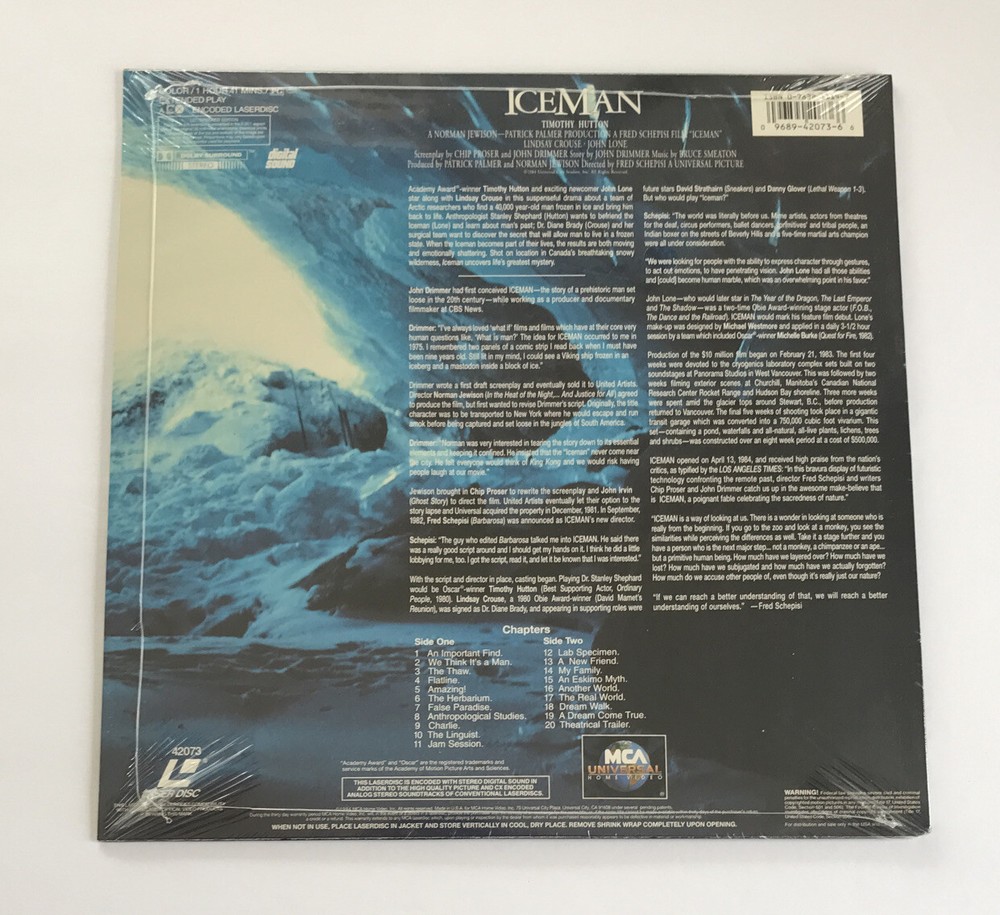 Iceman (Laserdisc, 1994, Letterboxed Edition)