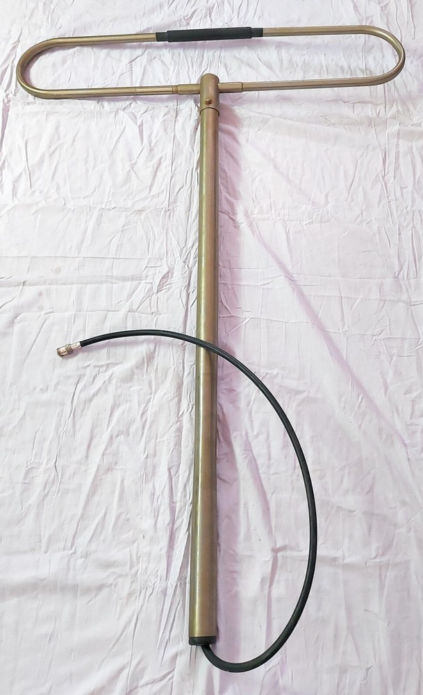 Broadband VHF sidemount dipole 240-320 MHz stainless steel