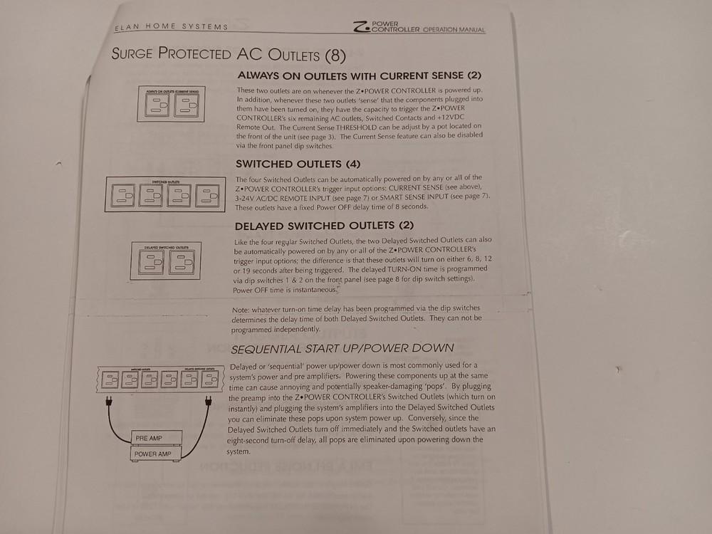 Elan Power Controller (Programmable Home Theater Power & Surge Component)