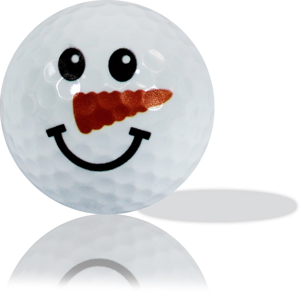 Snowman Imprint Golf Balls 3 Pack - Great Gift Idea!
