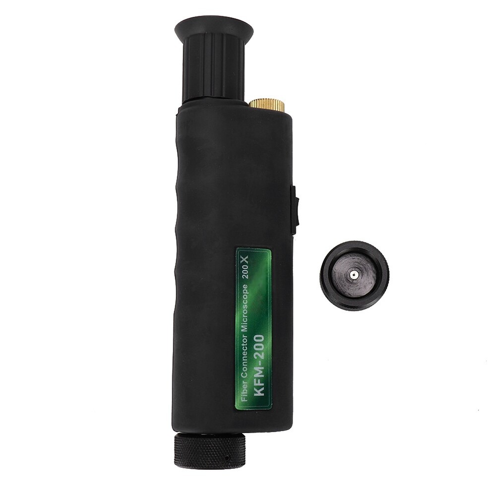 Handheld Optical Fiber Microscope Inspection Mini 200X 400x Magnification 2.5mm