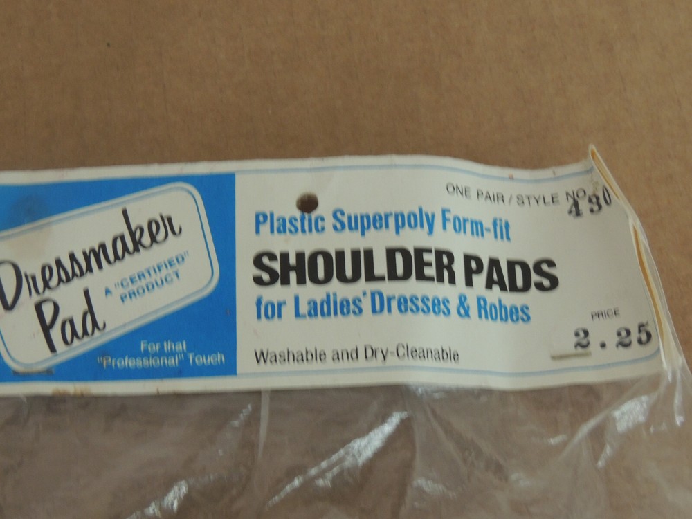 Dressmaker Shoulder Pad ONE PAIR