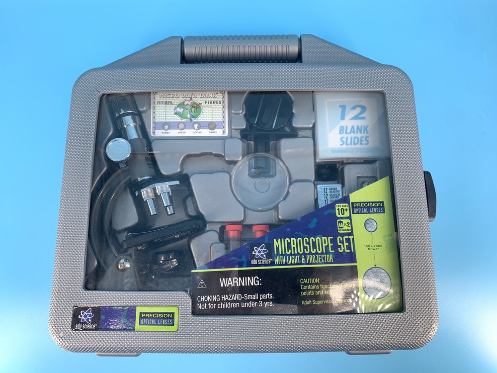 Microscope w/ Projector 3 Function 42x 25x 8x Homeschool Science