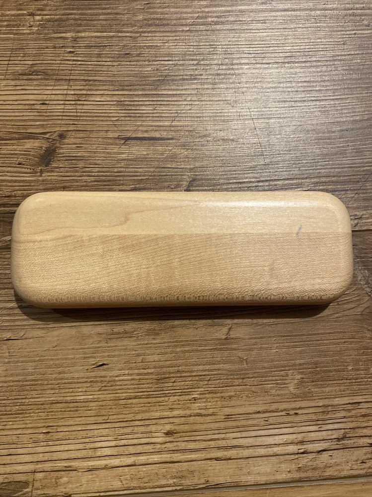 Woodmax MAPLE Pen Pencil Box / Case 6.5" by 2.25" NEW