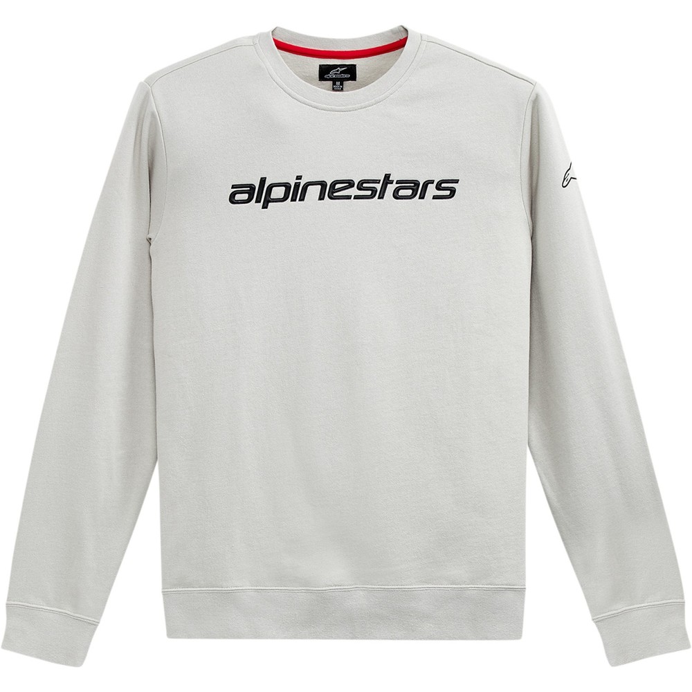 Alpinestars Linear Mens Pullover Sweatshirt Silver/Black