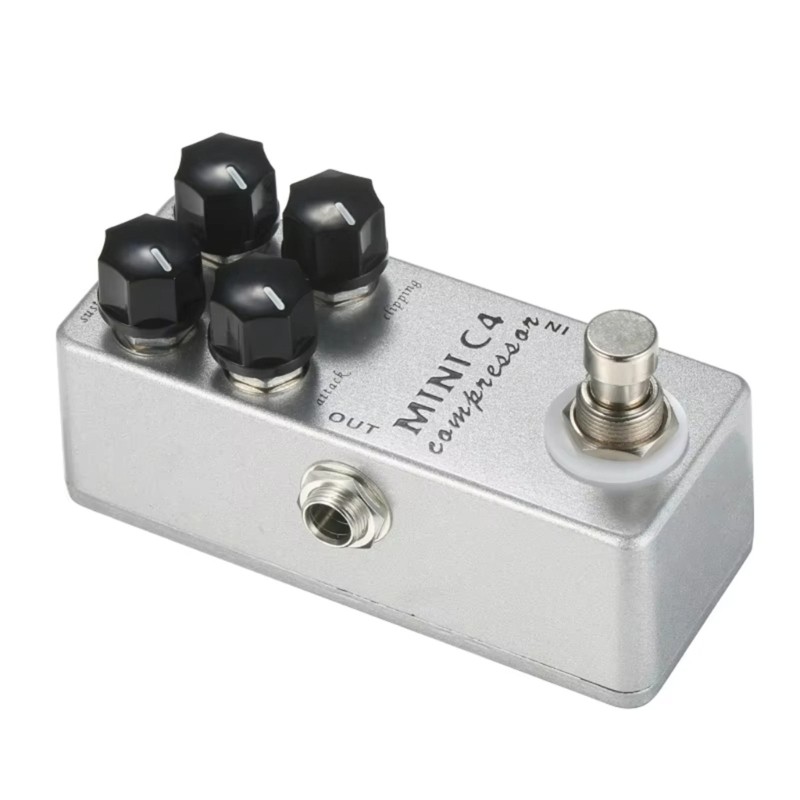 True Bypass Compact Compressor Guitar Effect Pedal Overdrive 4 Modes Effector
