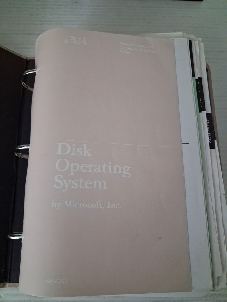 IBM BASIC & Disk Operating System Personal Computer Reference Library lot of 2