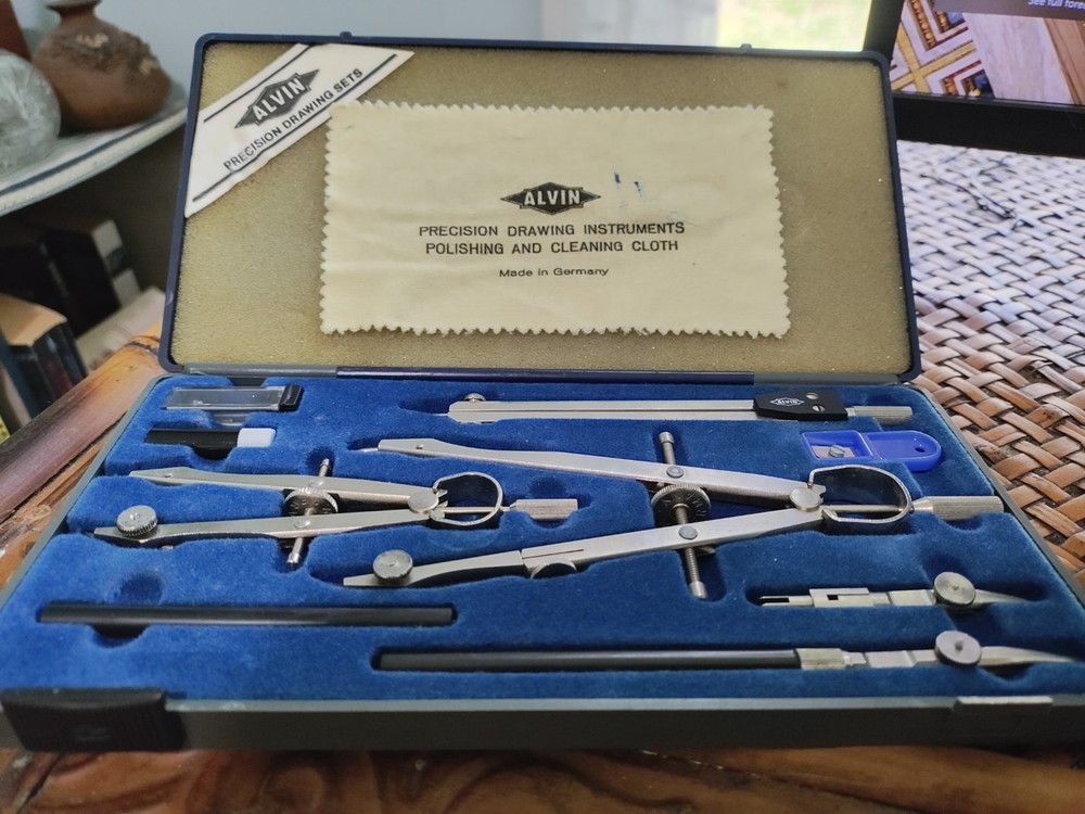 Alvin Precision Drafting Set 995b 1970s