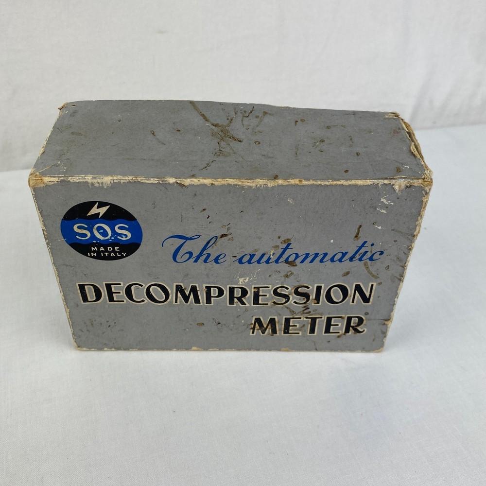 Vintage SOS Atomic Decompression Meter Scuba G34