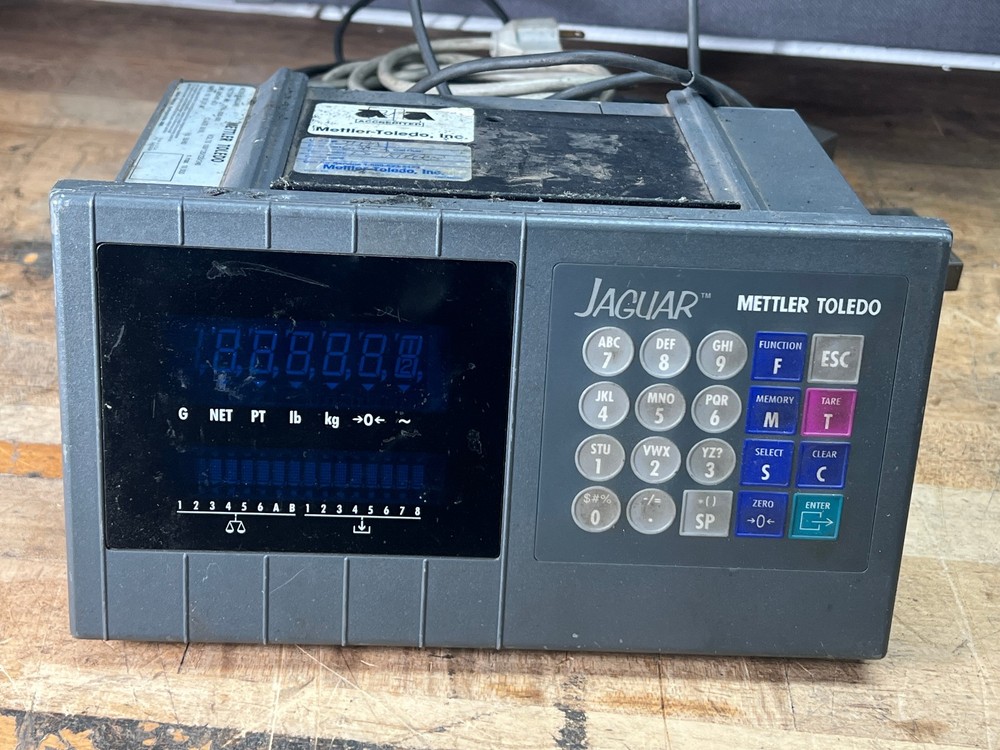 Mettler Toledo JAGUAR Scale Controller Interface Panel w/ load cells +