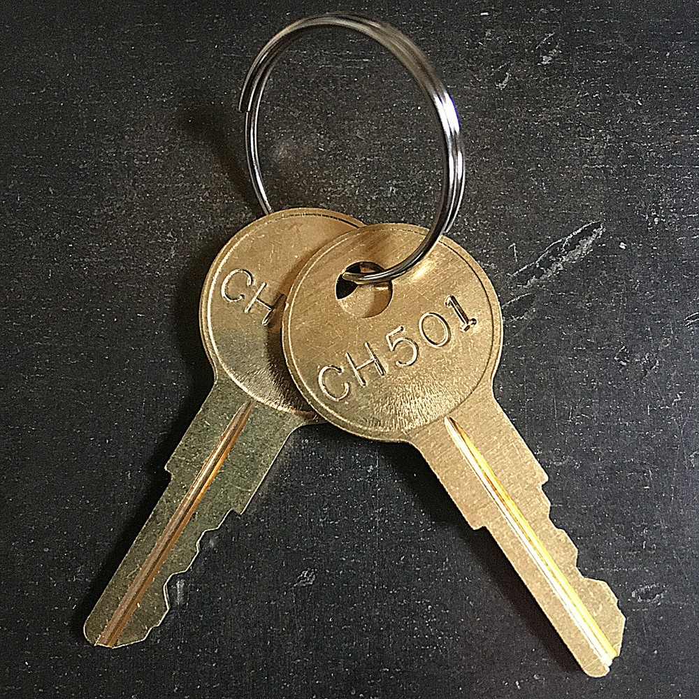(2) Truck Toolbox Keys Cut Code CH501 - CH550 -SHIPPED W/ TRACKING