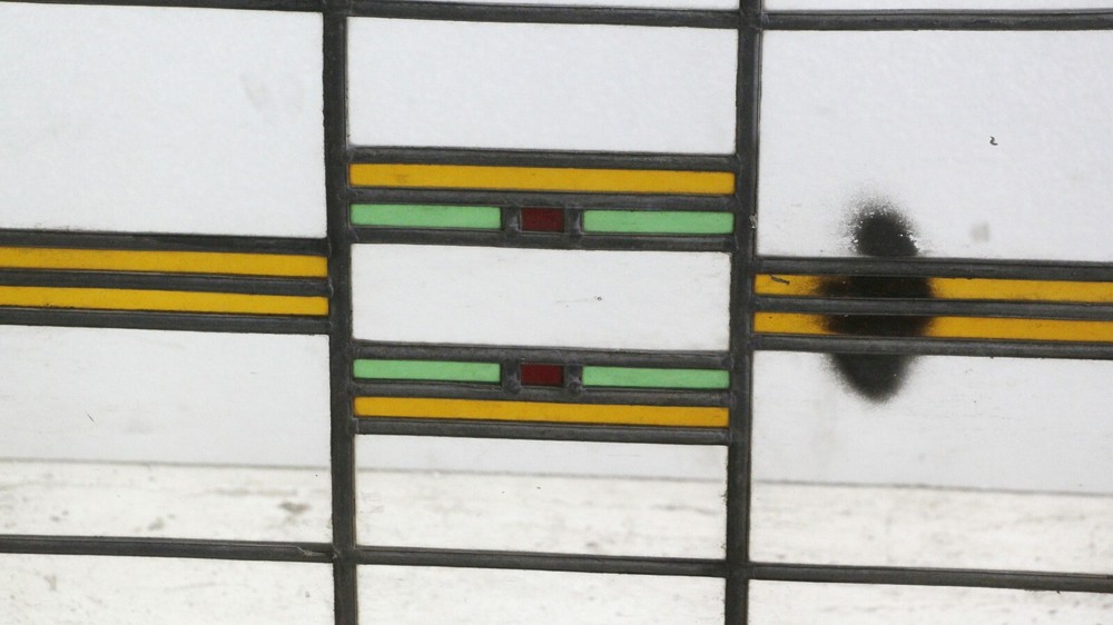 Frank Lloyd Wright Style Stained Glass Window