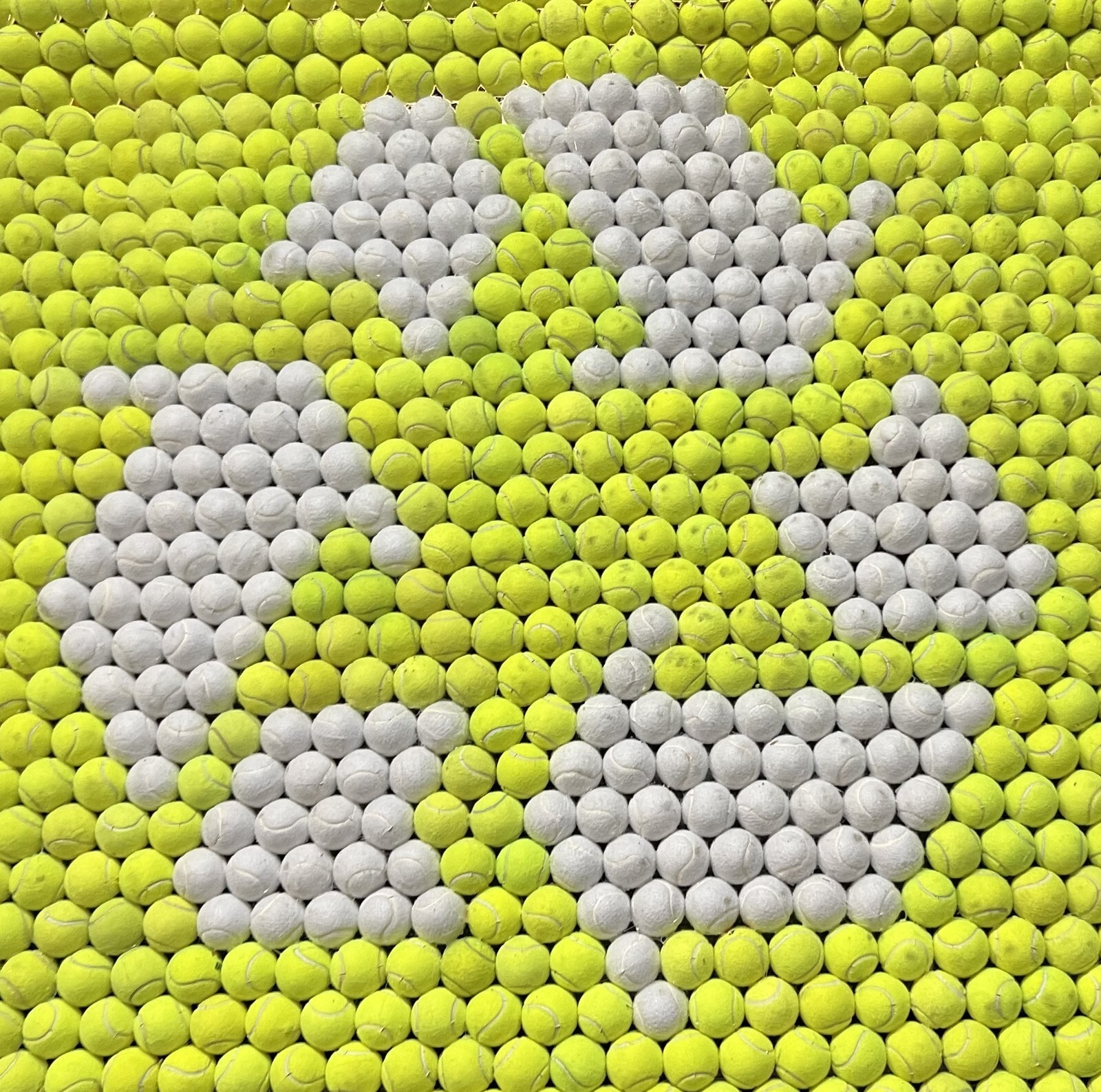 100 Recycled Tennis Balls Pre Cut to Fit Classroom Chair, Table, or Walker Legs
