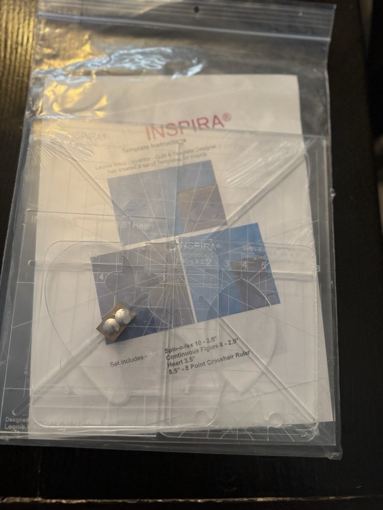 Inspira Ruler Foot Template Collection