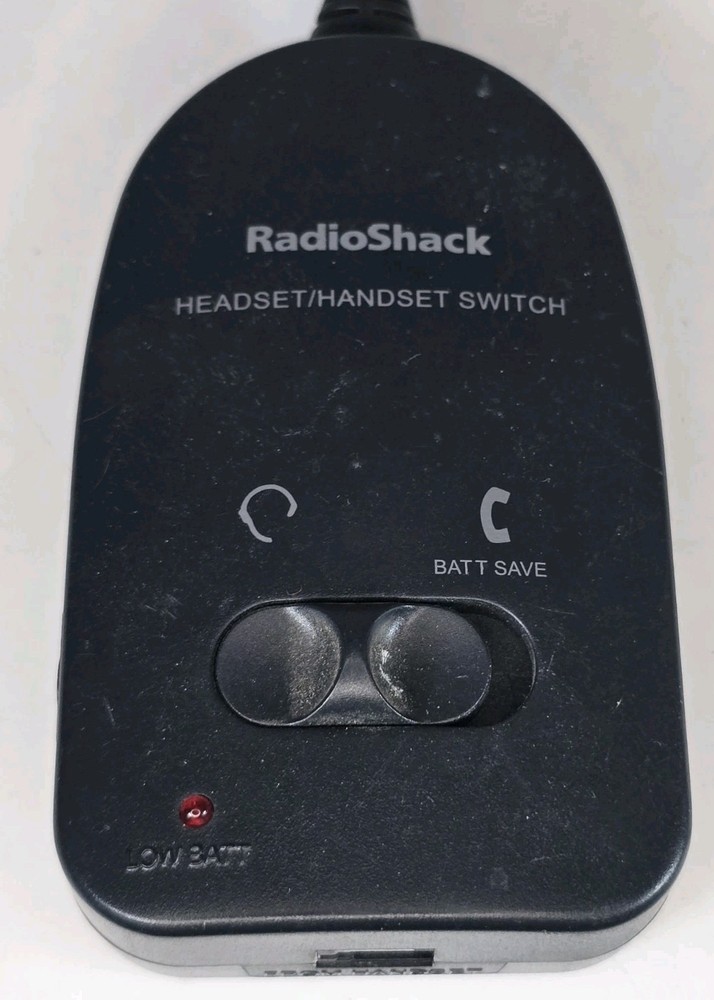 Radio Shack Telephone Headset / Handset Switch 43-2017