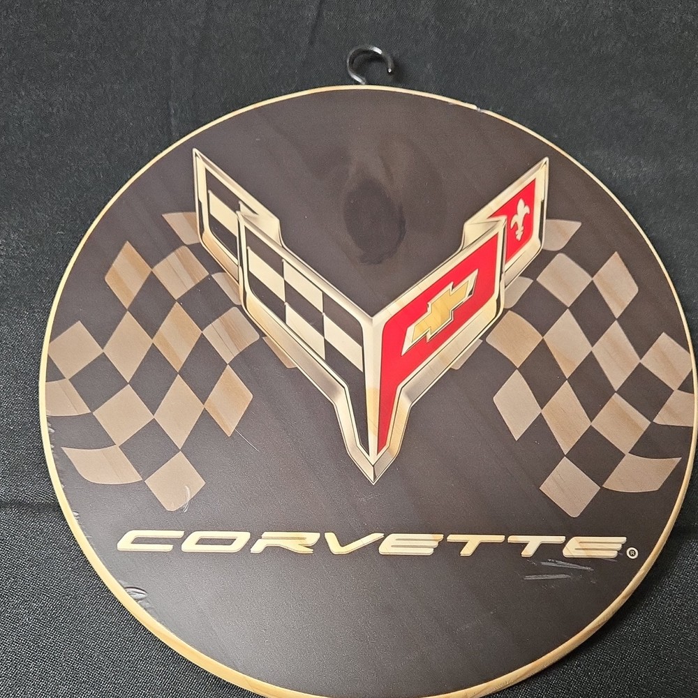 Chevrolet Corvette C8 Double Sided Pub Sign