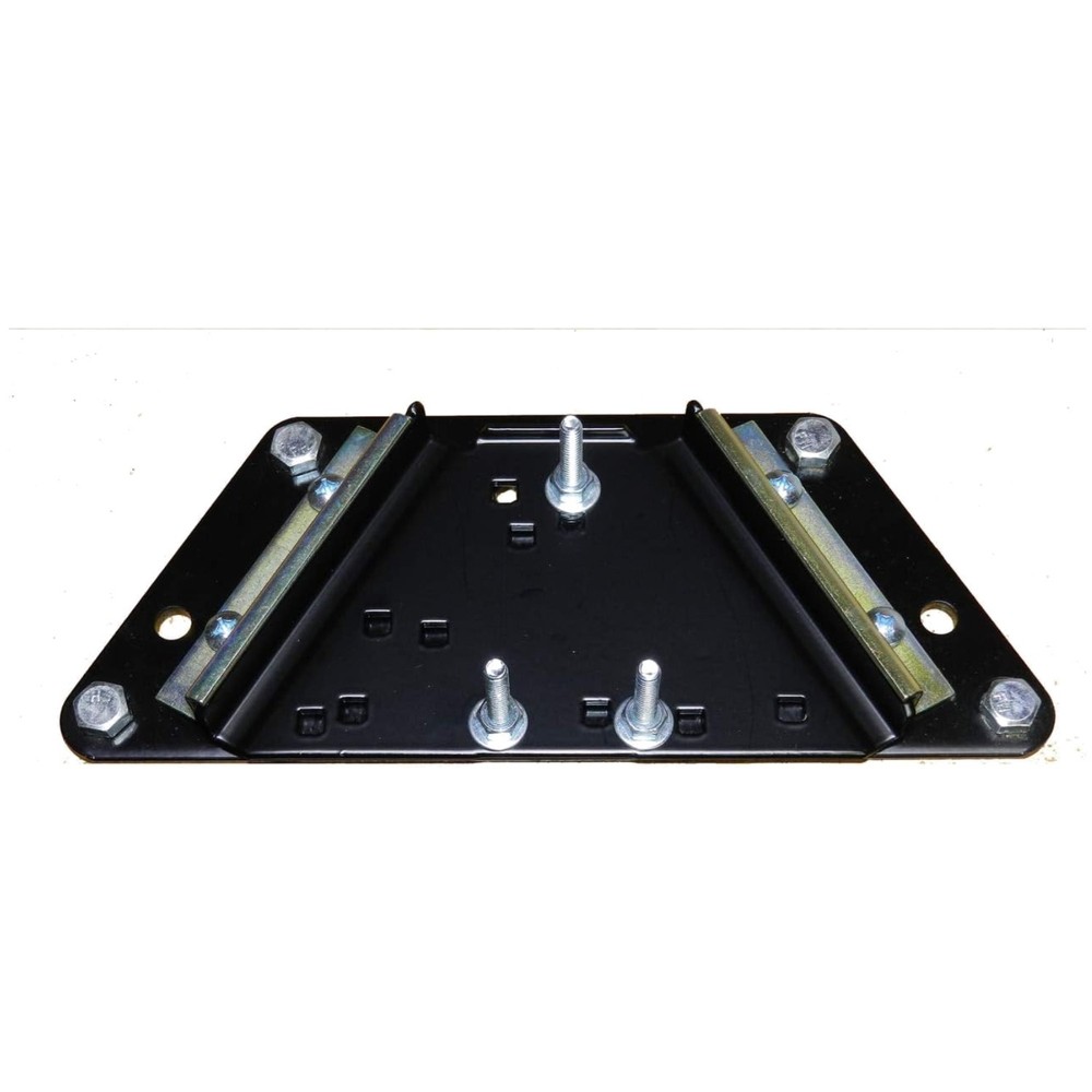 Versatile Black Bench Plate Kit with Base Blocks for Reloading Convenience