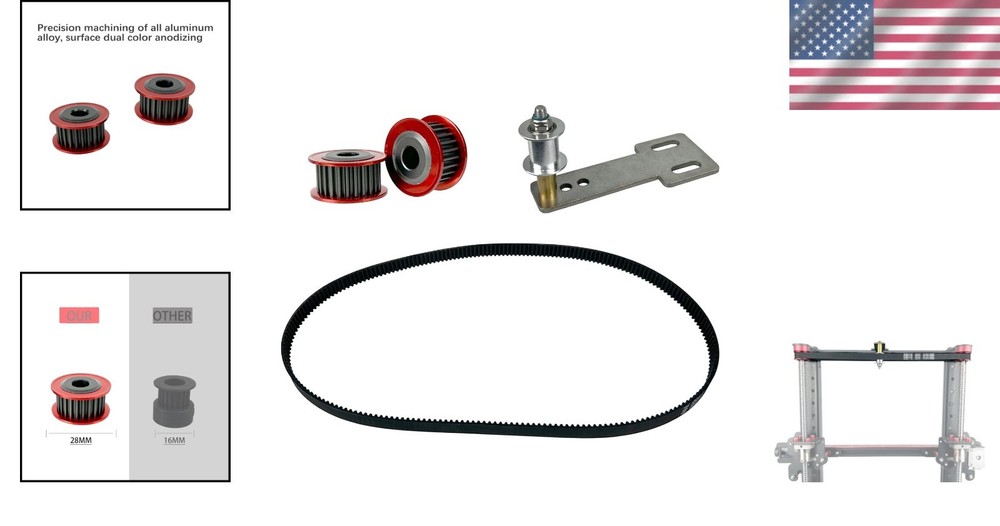 High Precision Synchronous Wheels Kit for Ender 3 Pro & V2 - Enhanced Prints!