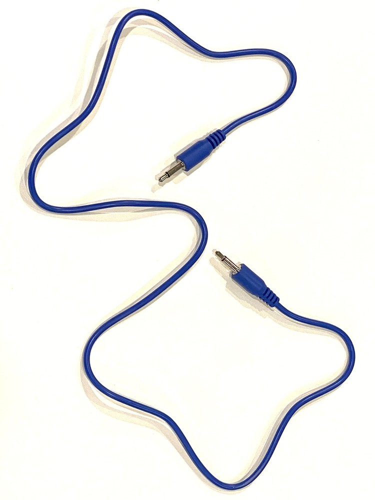 5-Color Pack 3.5mm TS Modular Synth Patch Cables for Synthesizers