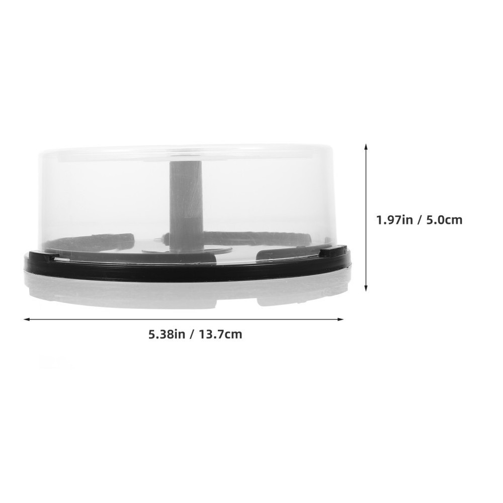 Empty DVD Storage Bucket Empty 25 Disc CD Or DVD Cake Boxes Holders Clear Cover