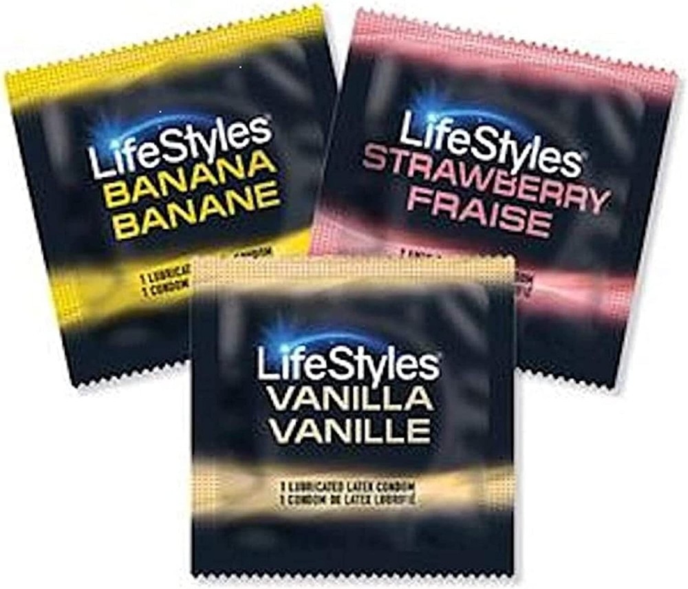 75 CT LifeStyles Assorted Flavors Condoms