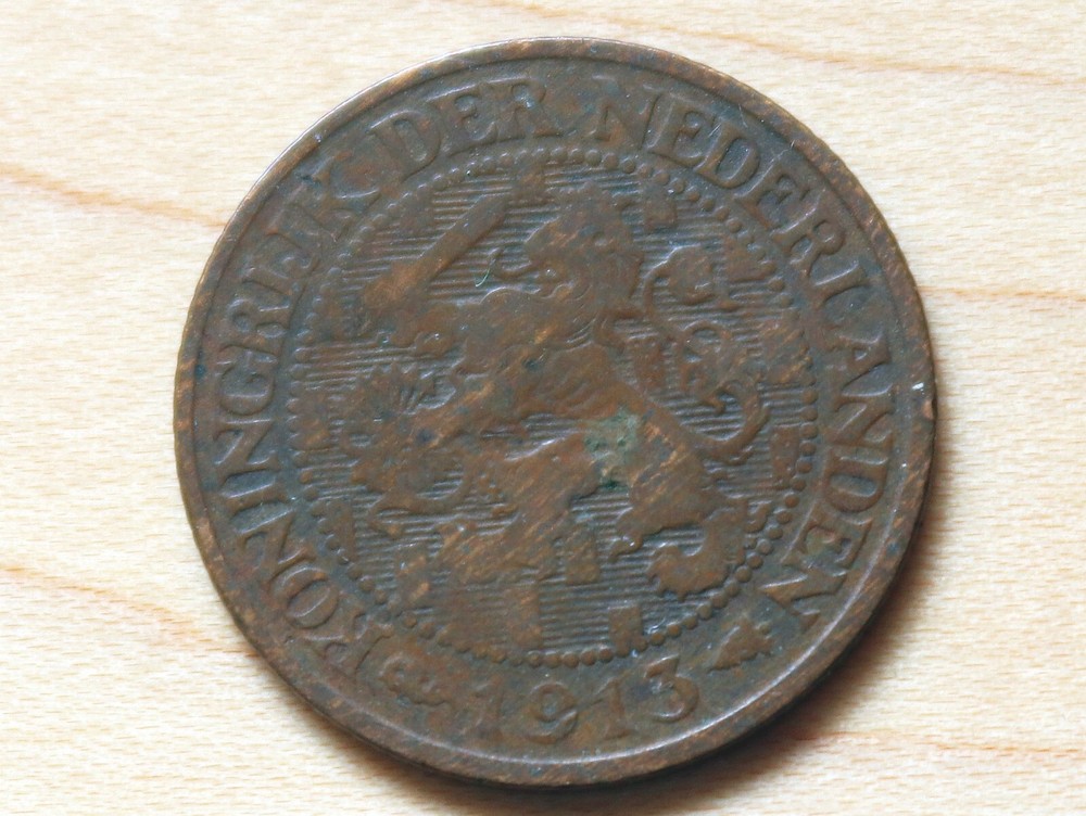 1913 Netherlands 1 Cent