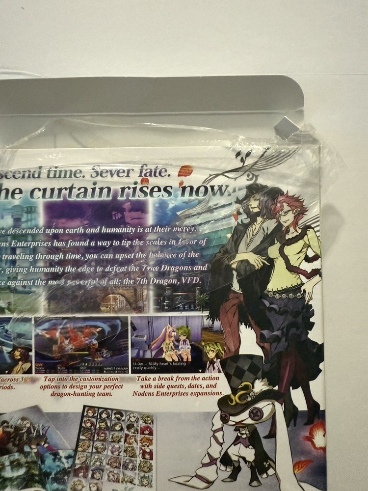 7th Dragon III Code: VFD Nintendo 3DS Empty Box with Artbook