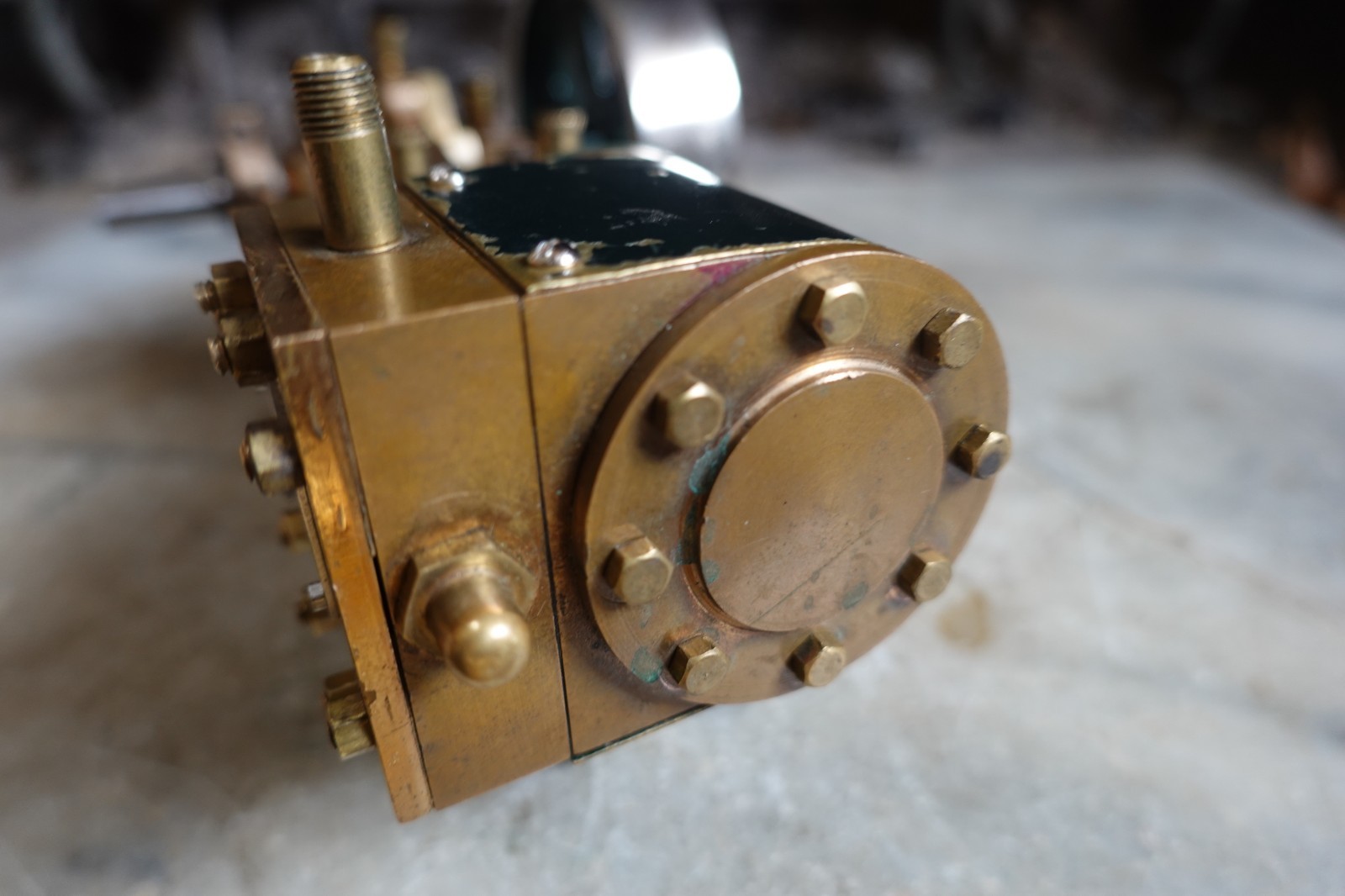 Antique RARE WORTHINGTON CENTER THROW LIVE STEAM ENGINE ADJUSTABLE VALVE 1882