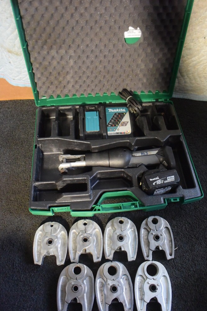 RLS Model MAP2LCER Refrigerant Press Tool with 7 Jaws Klauke