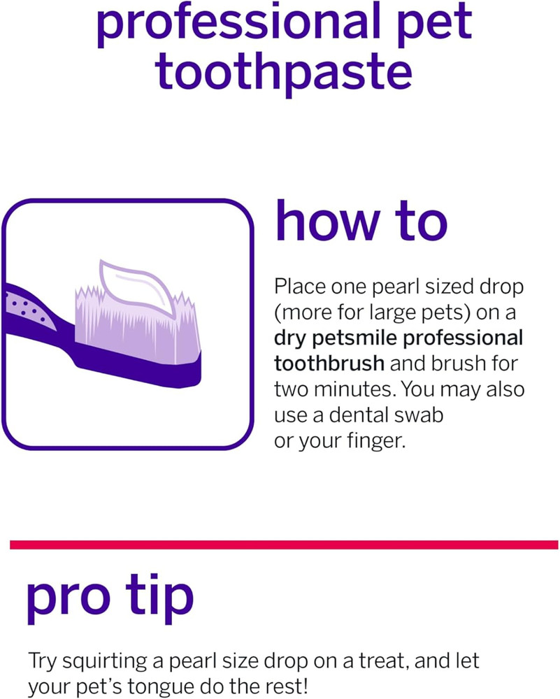 Professional Pet Toothpaste for Cats & Dogs - Only VOHC Accepted Toothpaste - Cl