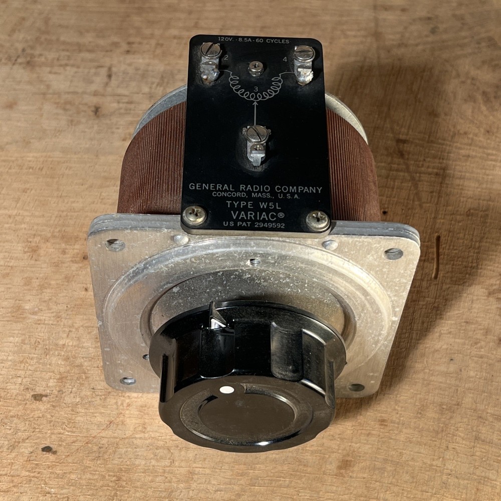 General Radio W5L VARIAC Adjustable NOS in Box, Dusty