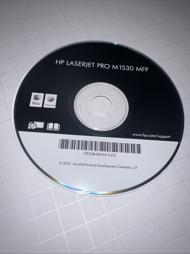 Hp Laserjet Pro M1530 MFP Printer Software Driver CD DVD only
