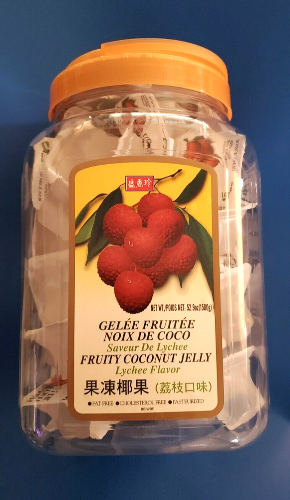 2 PACK DELICIOUS FRUIT COCONUT JELLY LYCHEE FLAVOR