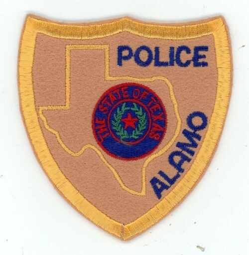 TEXAS TX ALAMO POLICE NICE SHOULDER PATCH SHERIFF