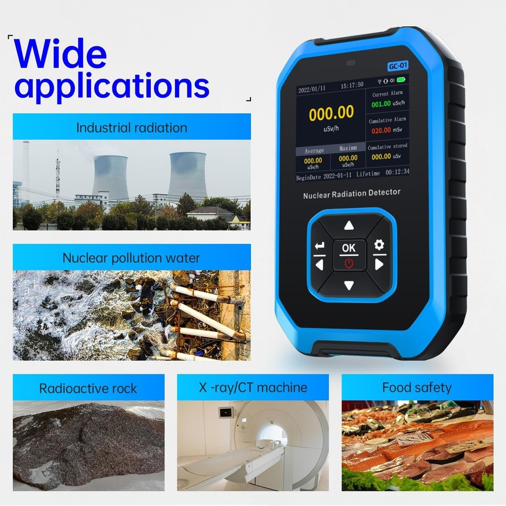 Portable Geiger Counter Detector