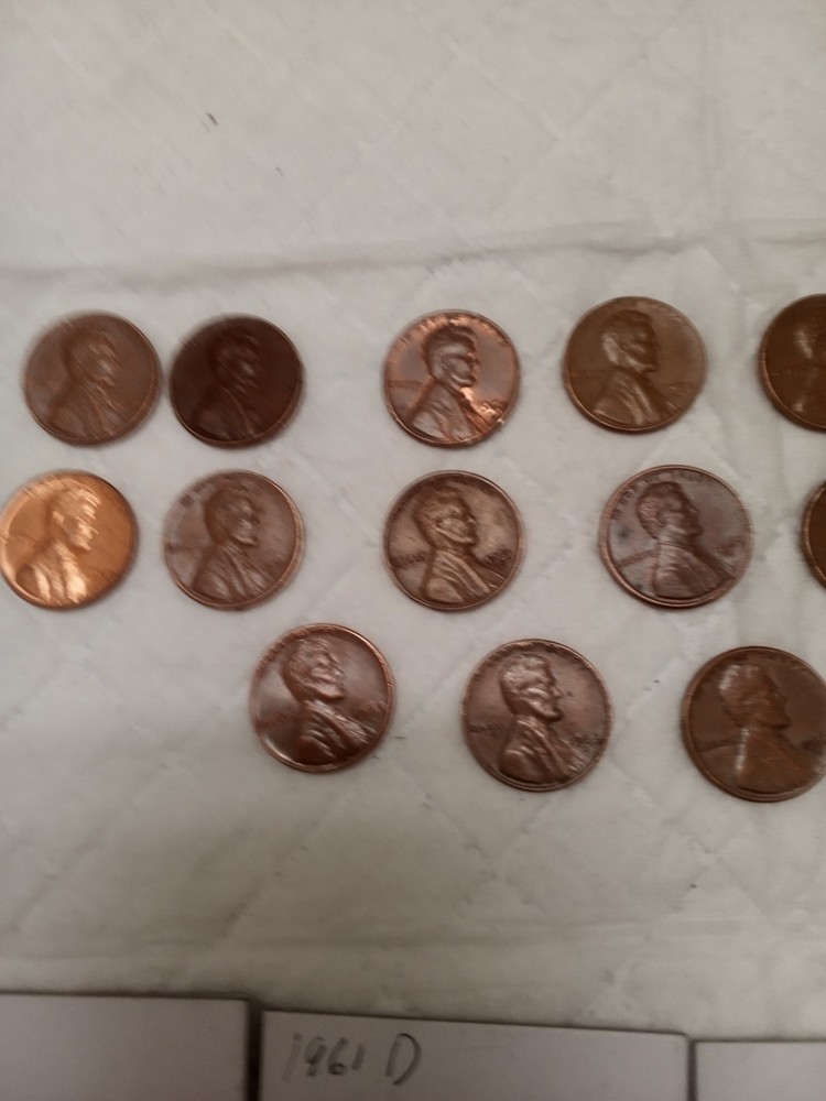 lot 1960 Penny's errors 25 Penny's