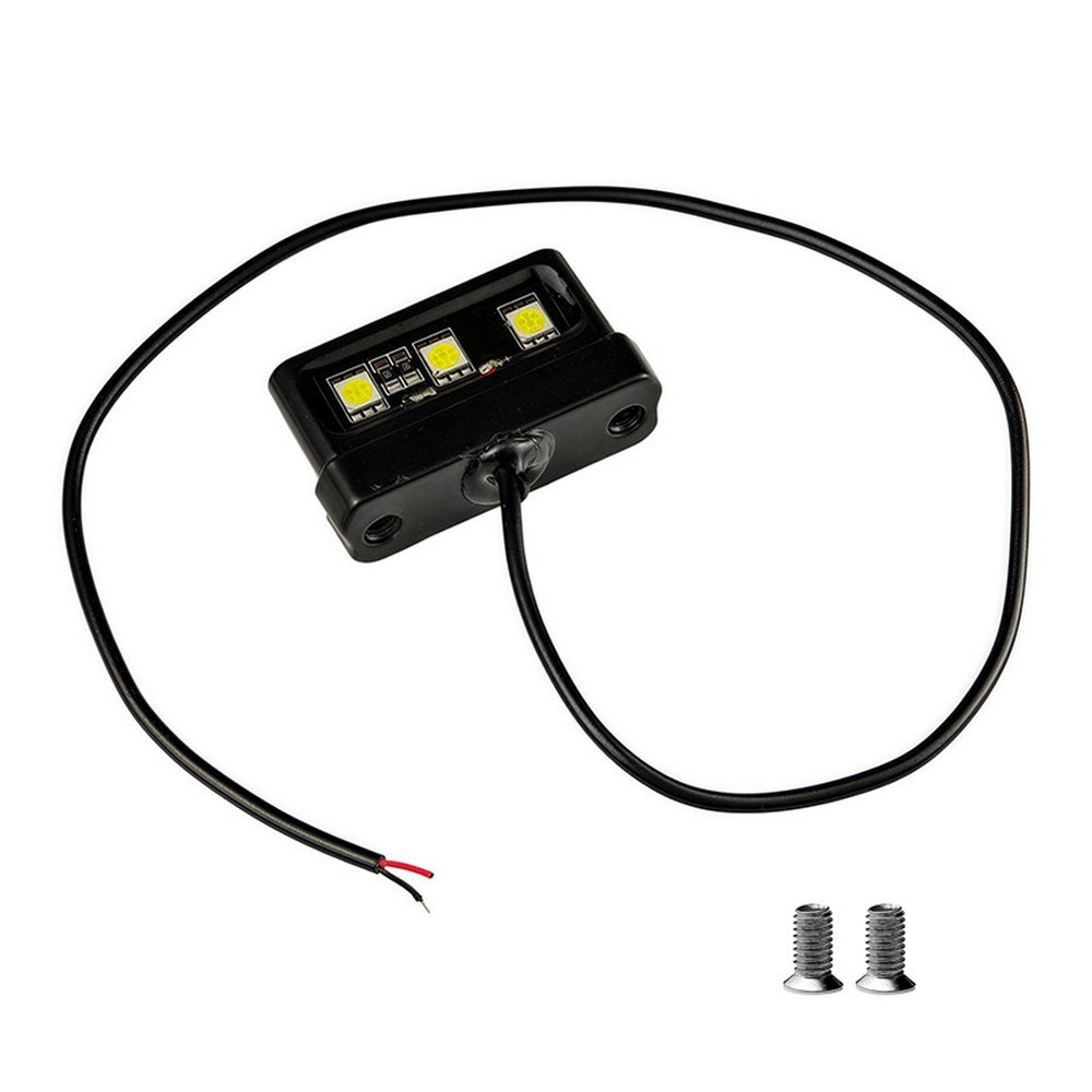 Rear License Plate Light For Motorcycle With Easy Installation Feature