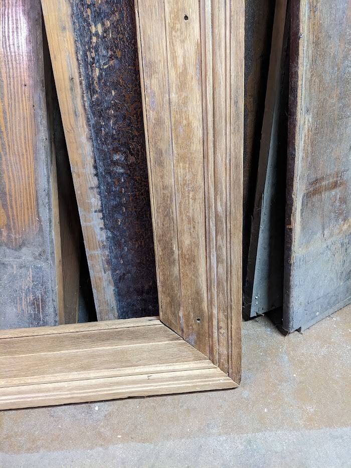 Antique Oak Wall Frame