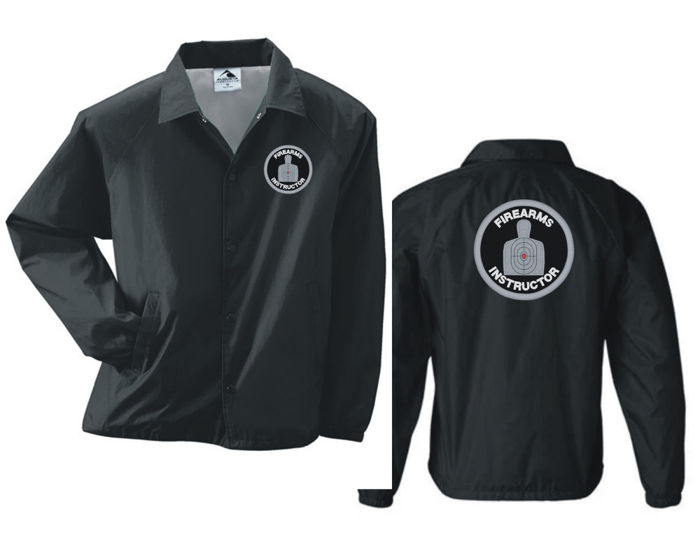 Firearms Instructor Embroidered Coaches Jacket / Windbreaker #928