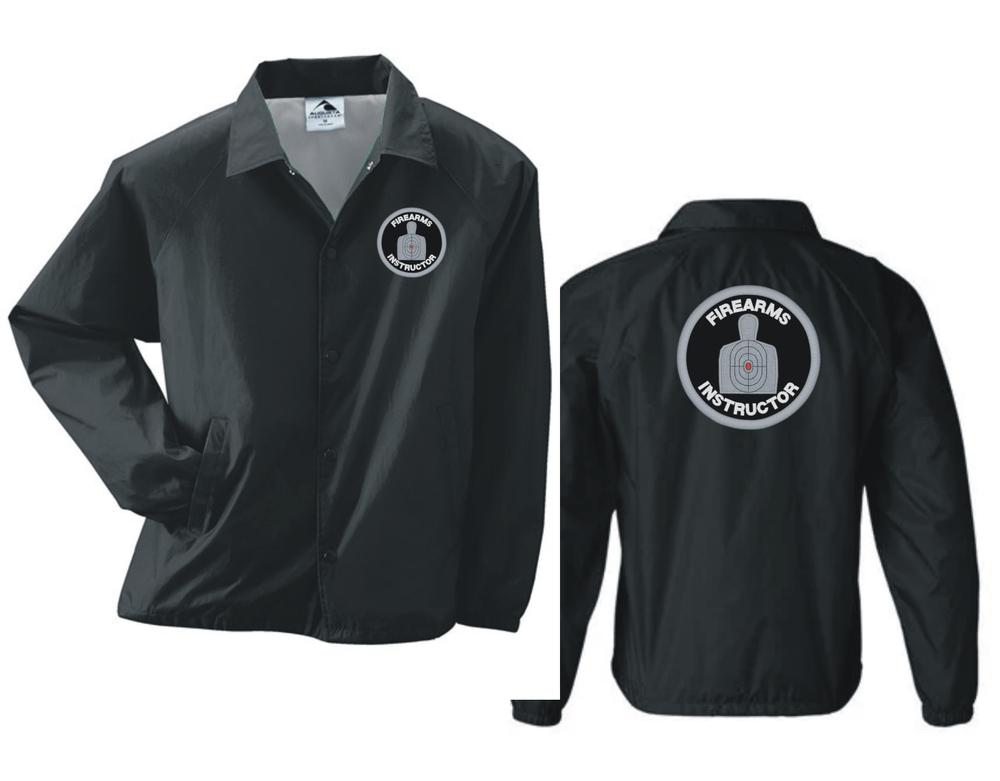 Firearms Instructor Embroidered Coaches Jacket / Windbreaker #928