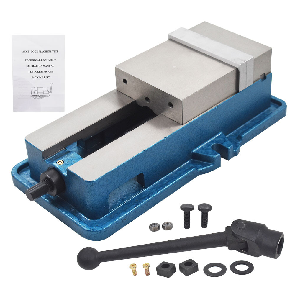 5Inch Lockdown Milling Machine Bench Vise Clamping Vice Precision Without Base