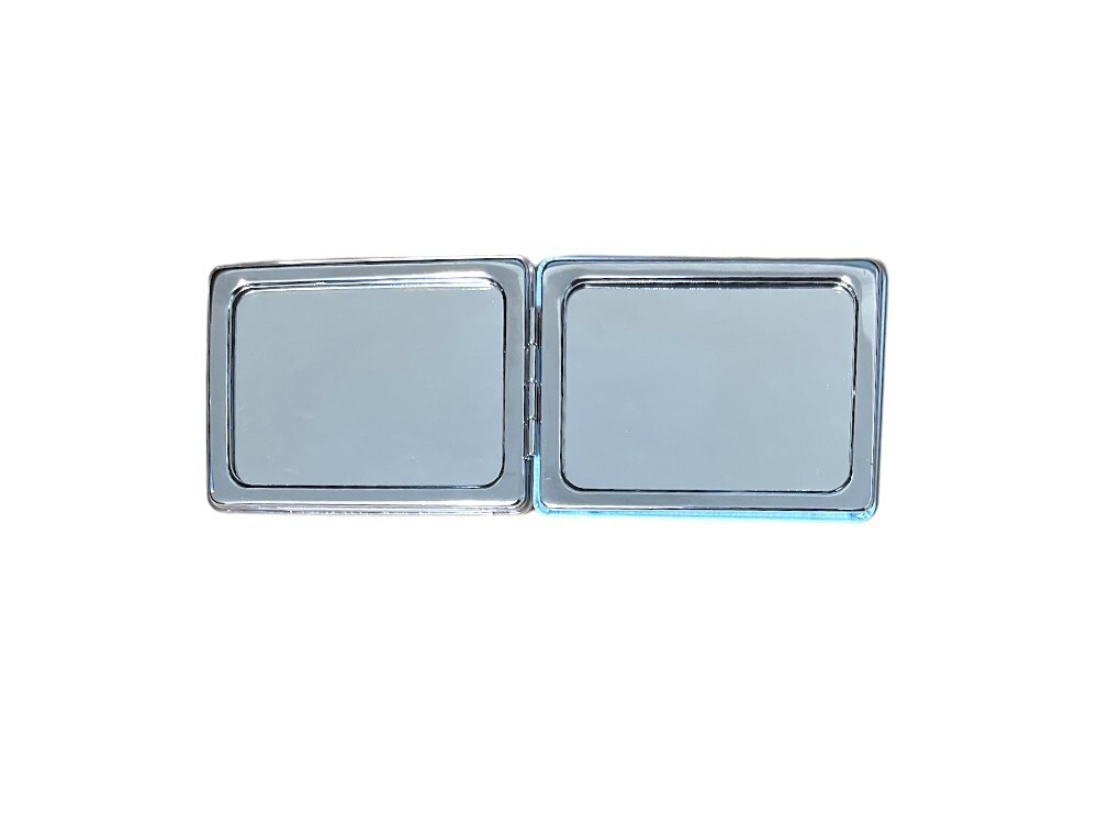 Glitter Paisley Pattern Printed Double Compact Mirror ~ Great Gift Idea!