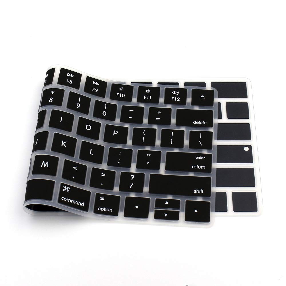 Ultra Thin Silicone Keyboard Protector Black for Magic Keyboard (MLA22LL/A)