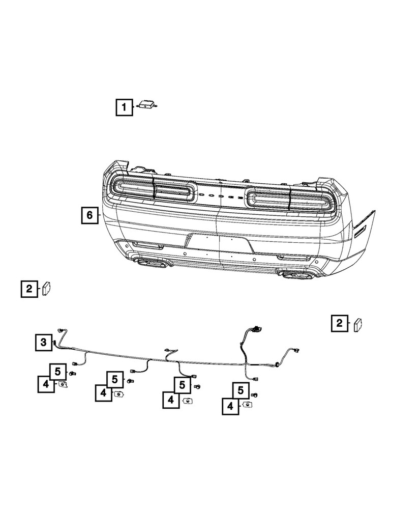 Genuine Mopar Parking Assist Module 68445309AA