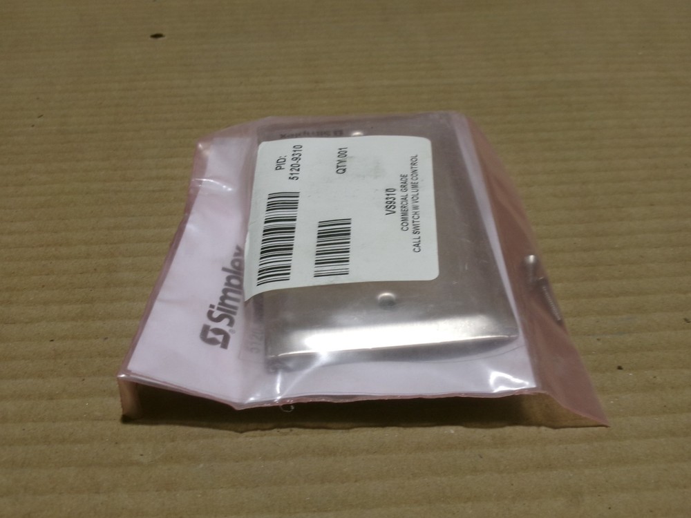 NEW Simplex VS9310 5120-9310 TrueCom Call Switch with Volume Control