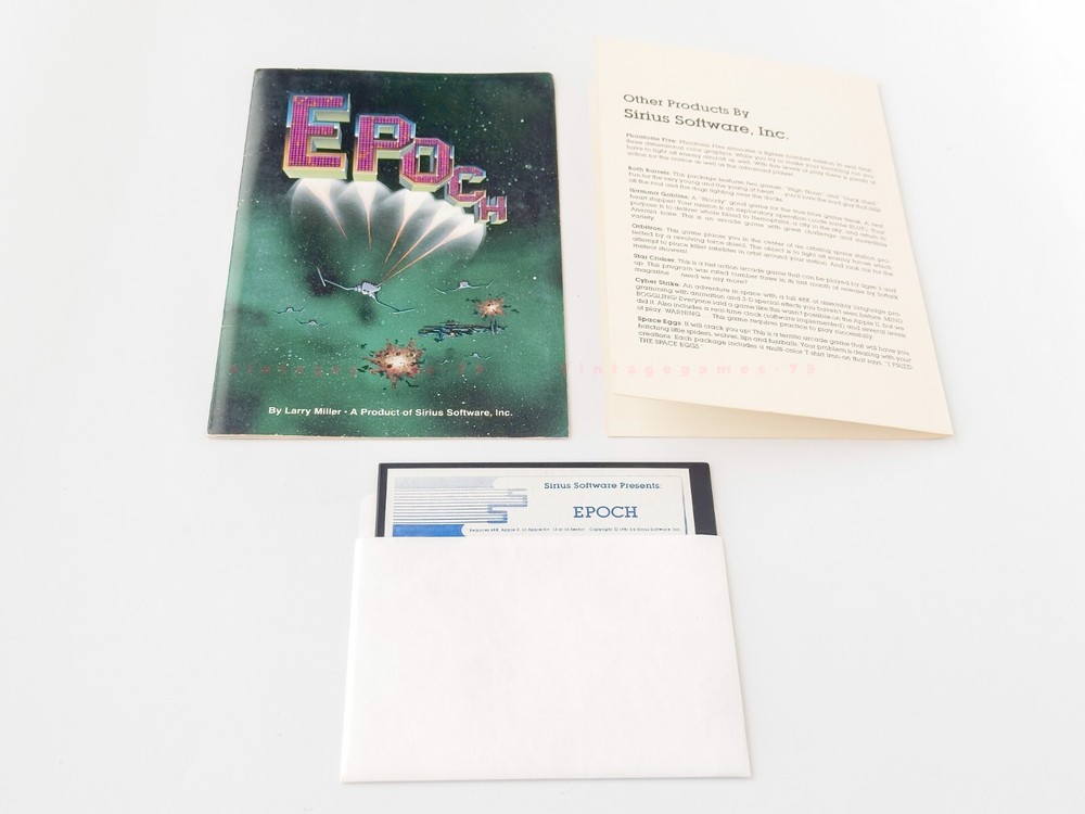 Epoch - Sirius Software - 1981 / Apple II