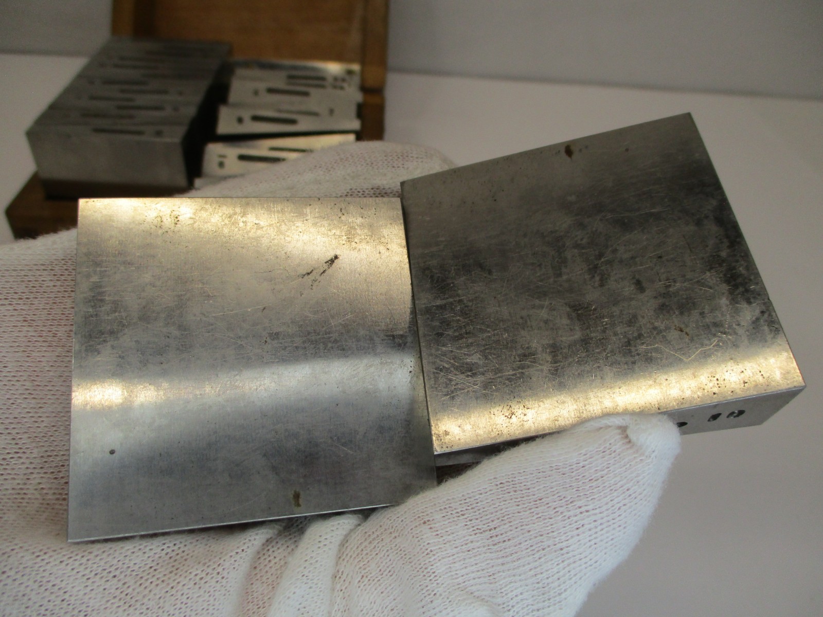 (22) Pc Angle Block Set OMELENCHUK 1° - 30° in Pairs Hard Ground Wood Case EC