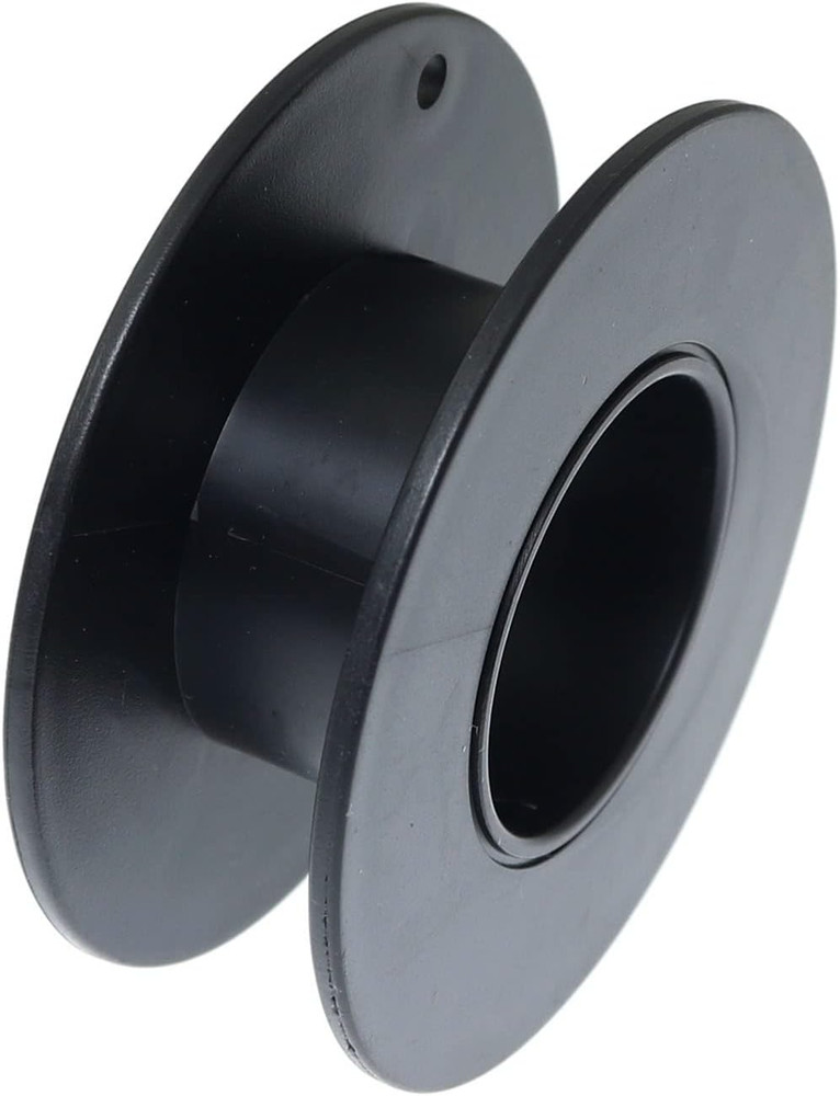 Plastic Spool 8Pcs 55Mm Black Bobbin Empty Spools for Embroidery Thread, Yarn,
